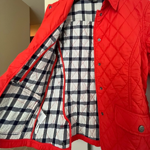 LL Bean Signature. Quilted lightly lined orange riding jacket. Women’s size 2. - Picture 2 of 5